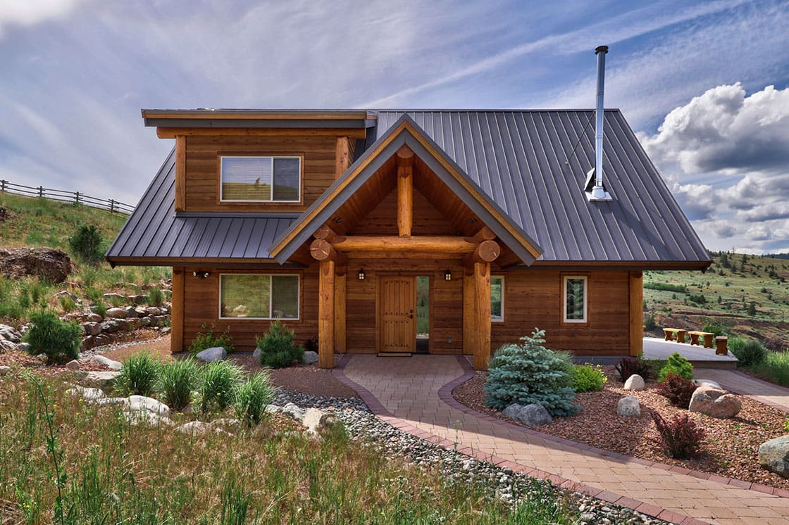 Custom Built Post and Beam home, BC Log Home Builder.