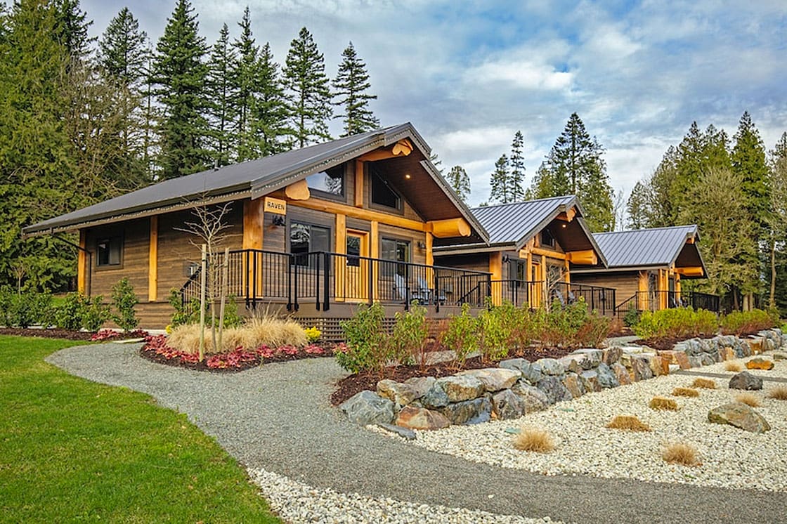 Custom Built Log Cabin kit, BC Home Builder.