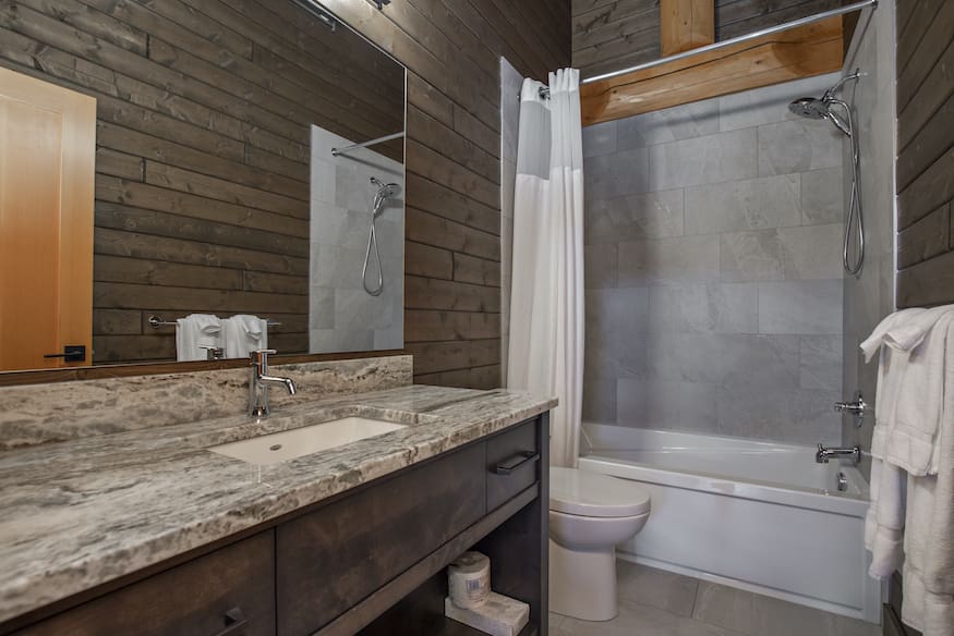 Batroom in BC home builders twin eagle log cabin kits
