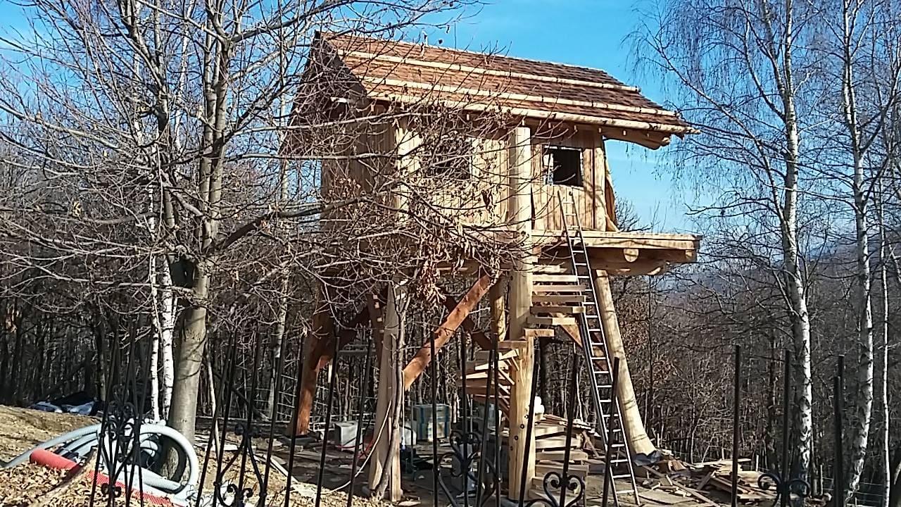 Custom built Log Cabin.