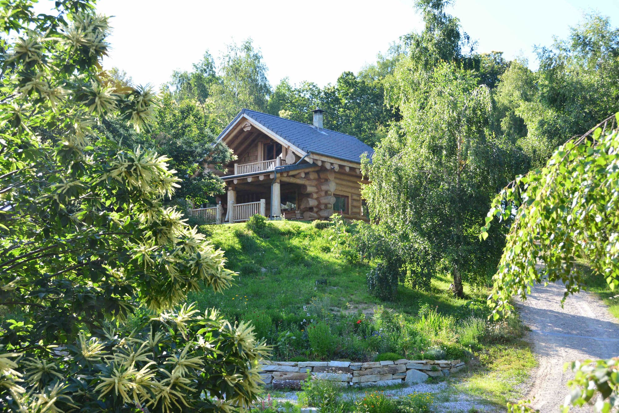 Custom built Log Cabin, BC Log Home Builders.