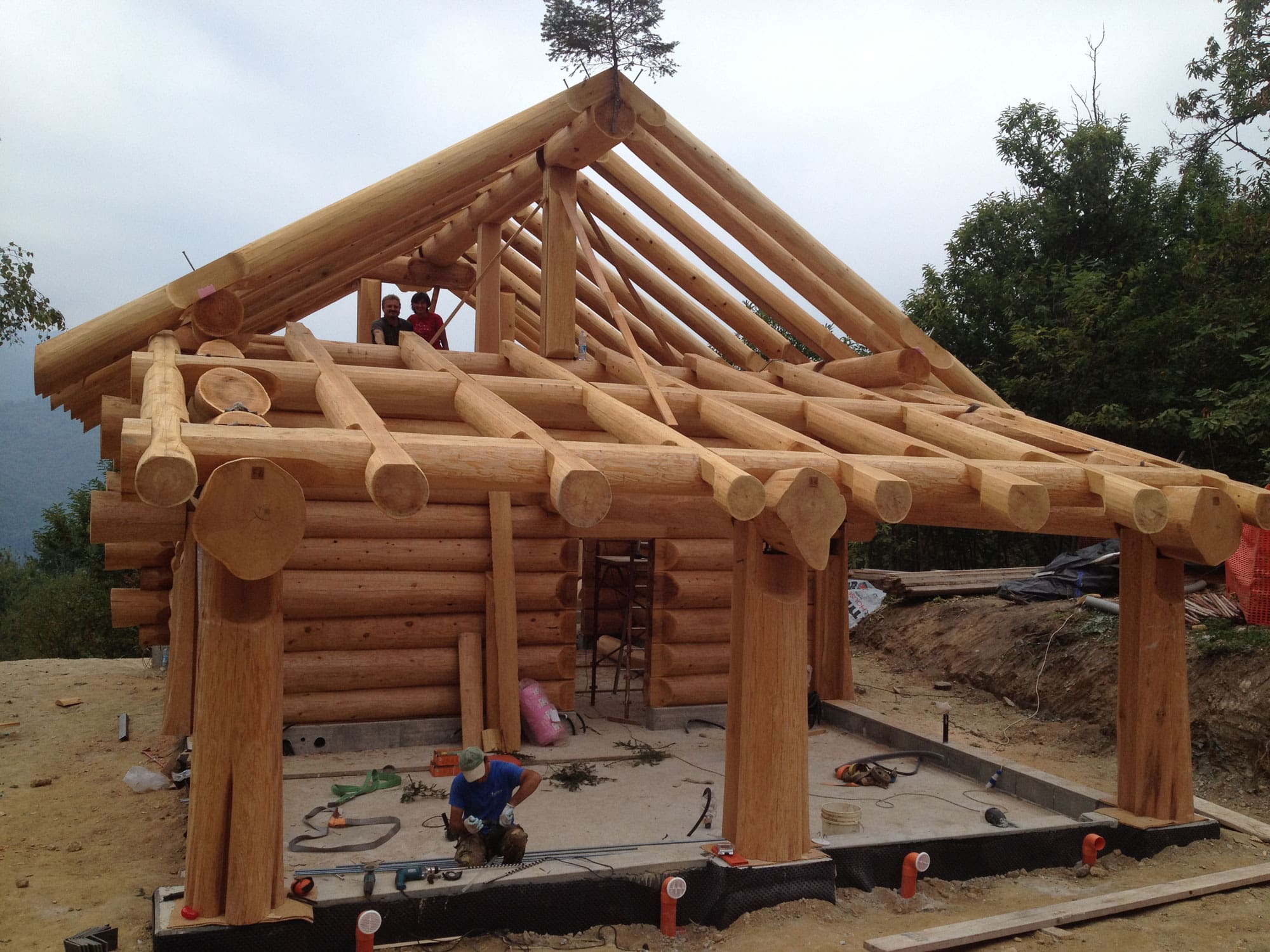 Italian Log Log Home Italy Construction