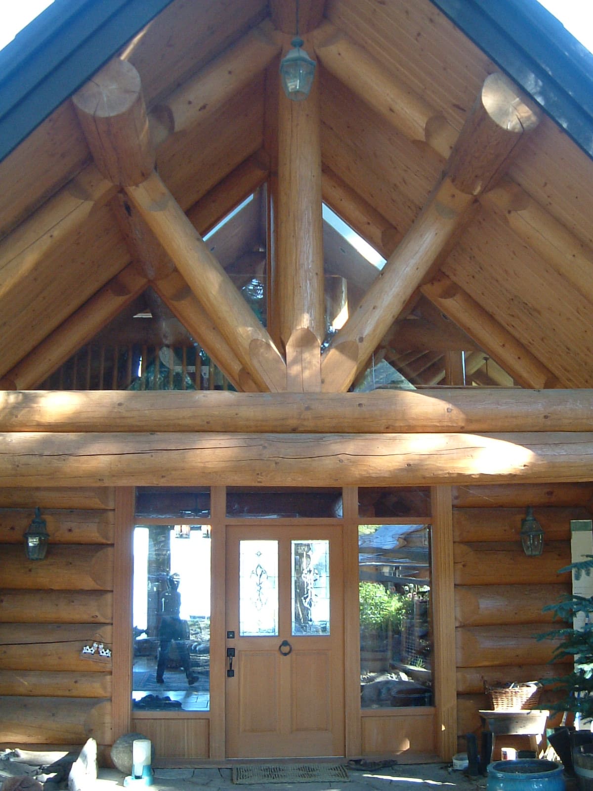 Full Scribe Log Home Custom Built, BC Log Home Builder.