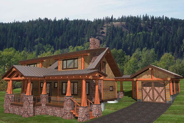 Plan-Munger Post and Beam Custom Built Floor Plans.