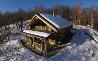 Italian Custom Log Home