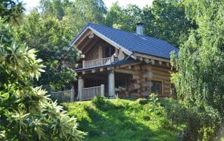 Italian Custom Log Home