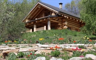 Italian Custom Log Home