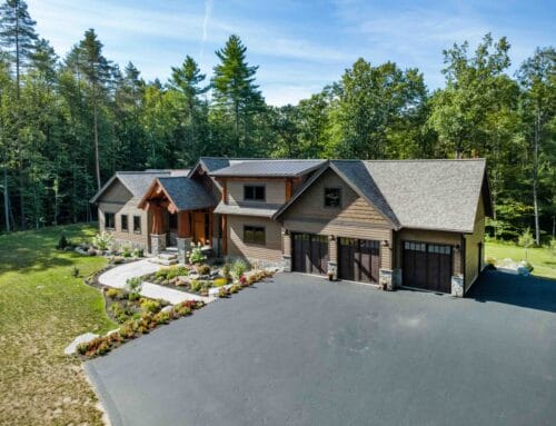 Saratoga Springs Post and Beam Log Home